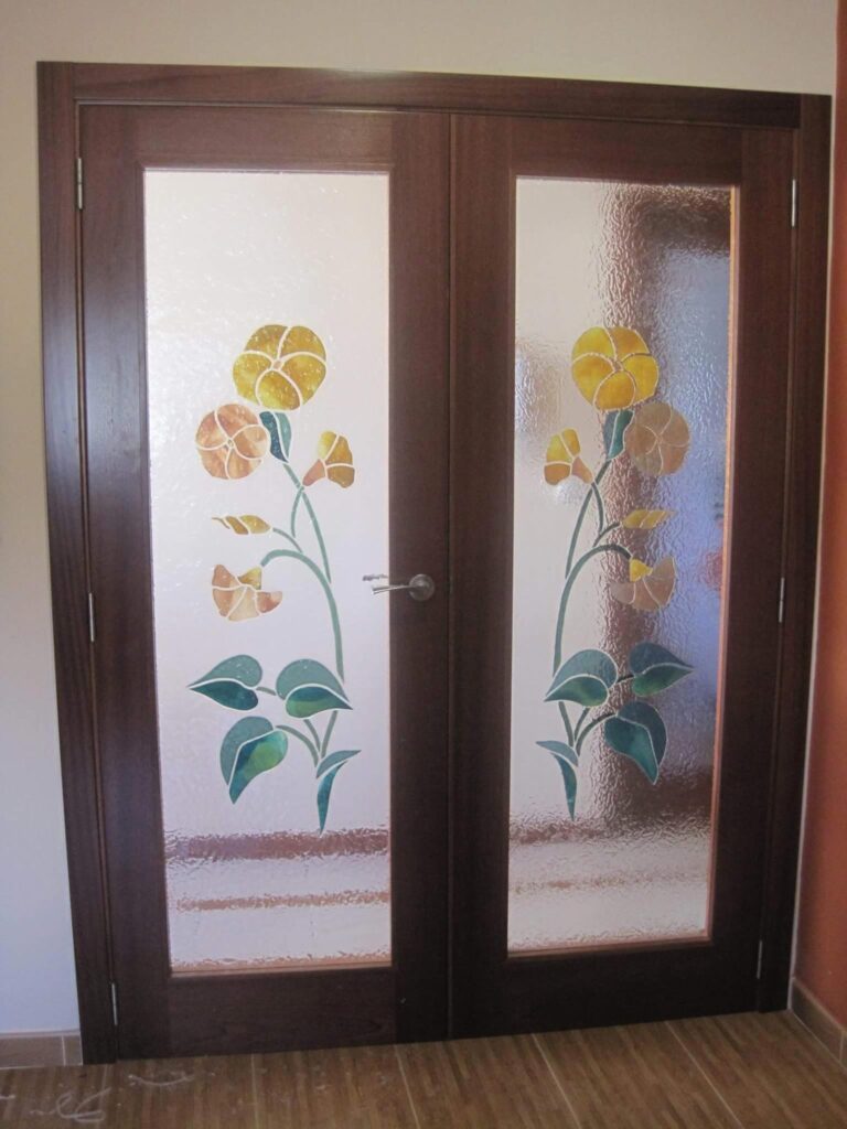 Flores puerta
